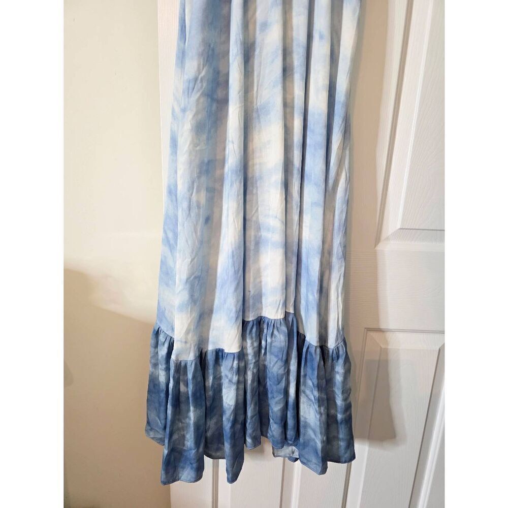 Free People full on maxi slip cami dress with peplum hem in tie dye XS - Picture 5 of 10